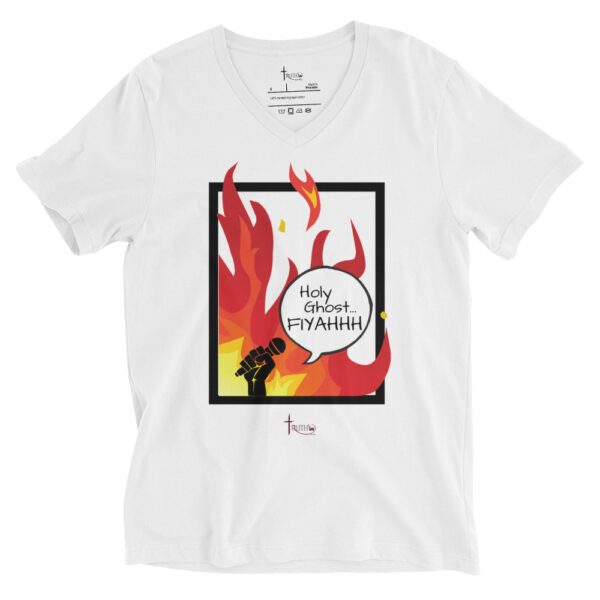 Unisex Short Sleeve V-Neck T-Shirt